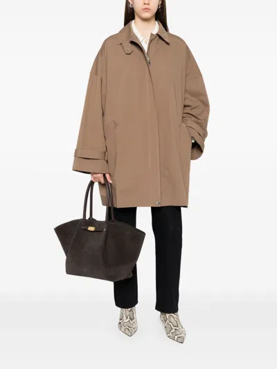 Totême Toteme Women Organic Cotton Oversized Trench Coat