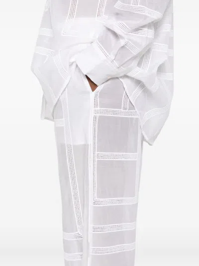 Totême Toteme Women Pajama, Monogram Pantalone