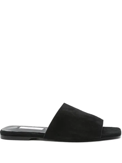 Totême Toteme Women Velvet Flat Sandals