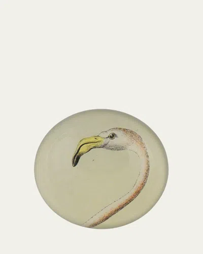 John Derian Flamingo Dome Paperweight