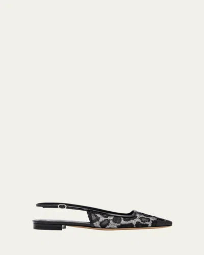 Alexandre Birman Oliva Lace Ballerina Flats