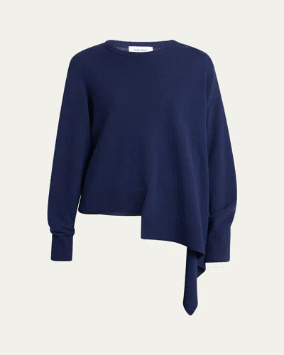 Alexander Mcqueen Asymmetric Hem Cashmere-wool Sweater