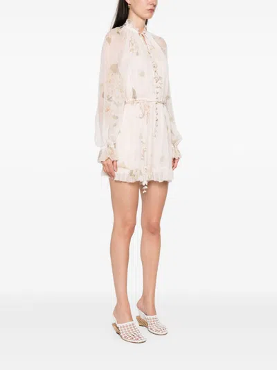 Zimmermann Women Printed Short Playsuit