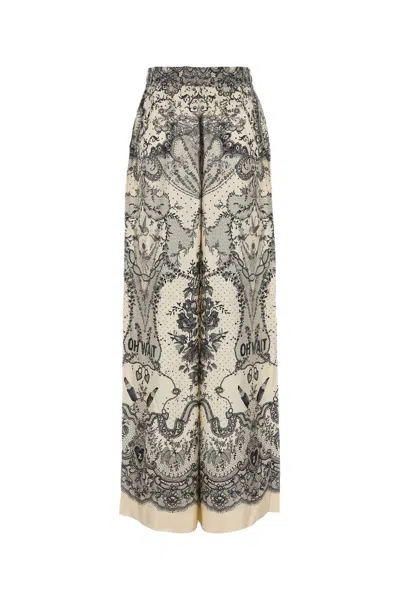 Zimmermann Women Printed Silk Crush Wide-leg Pant