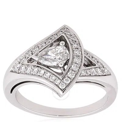 Bvlgari Divas Dream Openwork 18 Kt White Gold Ring