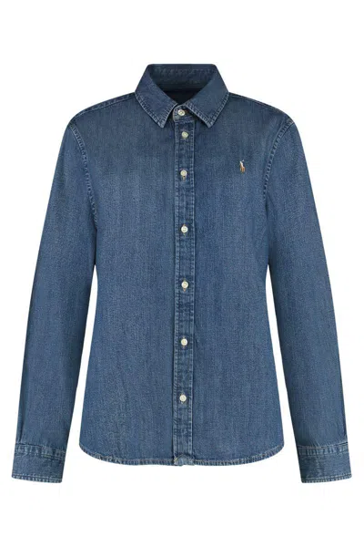 Polo Ralph Lauren Logo Detail Denim Shirt