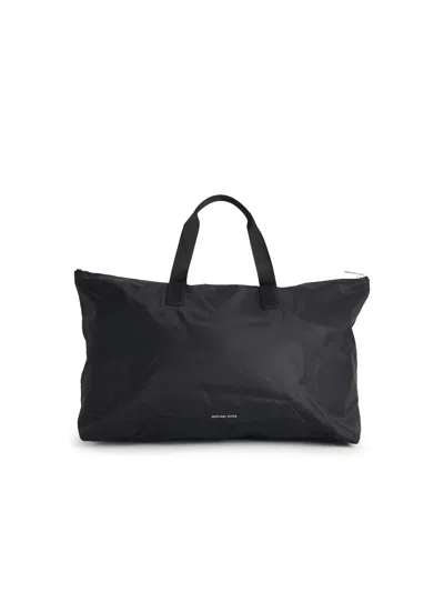 Michael Michael Kors 'tanner' Large Reversible And Foldable Tote Bag In Black Polyester