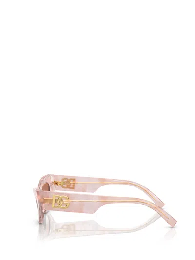 Dolce & Gabbana Pearlescent Cat-eye Frame Sunglasses