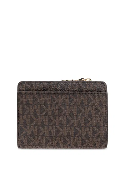 Michael Kors Canvas Empire Wallet Foldable Design