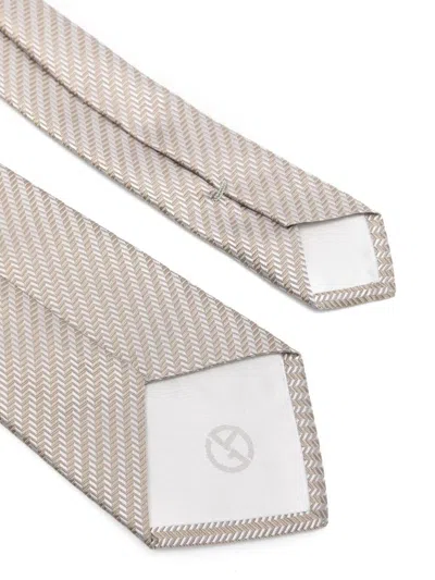 Giorgio Armani Geometric-print Tie