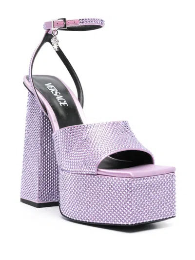 Versace Open-toe High-heeled Sandals