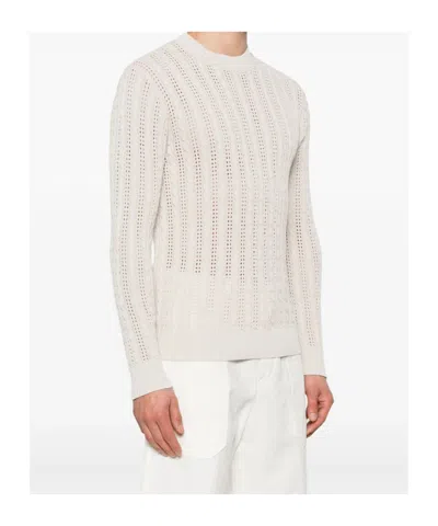 Eleventy Long-sleeved Sweater In Neutral