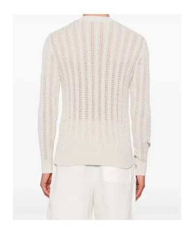 Eleventy Long-sleeved Sweater In Neutral