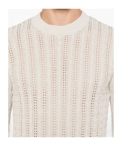 Eleventy Long-sleeved Sweater In Neutral