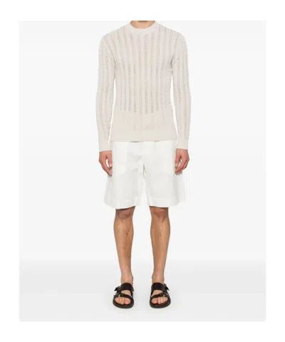 Eleventy Long-sleeved Sweater In Neutral