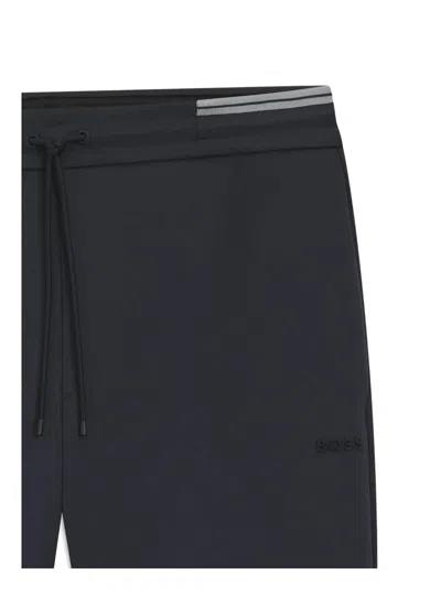 Hugo Boss Shorts With Stripe Details In Black