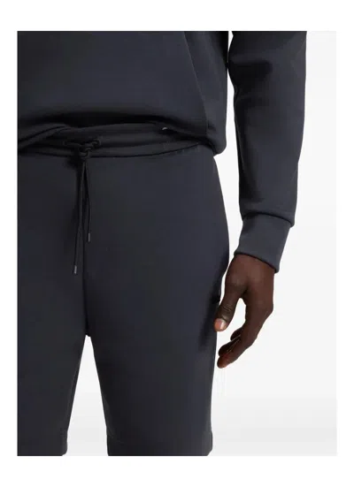 Hugo Boss Shorts With Stripe Details In Black