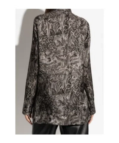 Golden Goose Deluxe Brand Printed Buttoned Shirt In Black