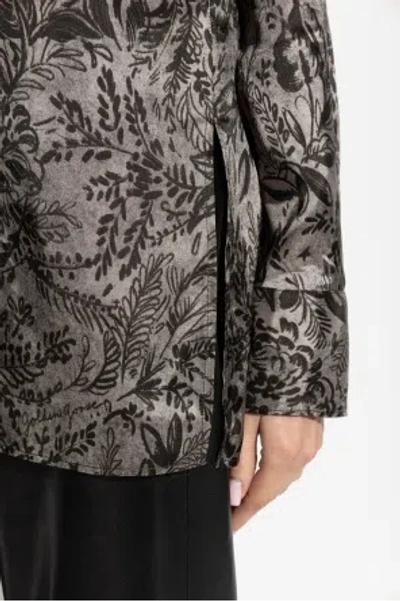 Golden Goose Deluxe Brand Printed Buttoned Shirt In Black