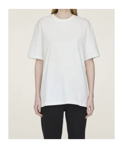 Y-3 Cotton Crew Neck T-shirt With Graphic Print In White