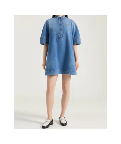 Givenchy Abito In Denim  Donna In Blue