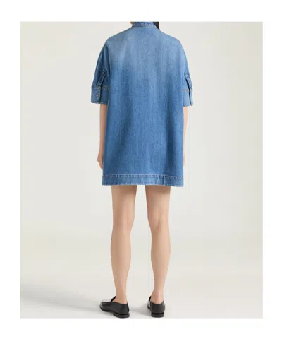 Givenchy Abito In Denim  Donna In Blue