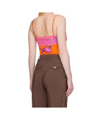 Versace Jeans Sleeveless Camisole. In Multi