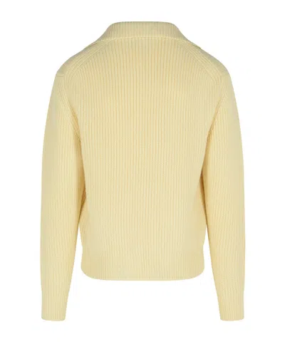Tom Ford Long-sleeved Knitted Cardigan In Neutral