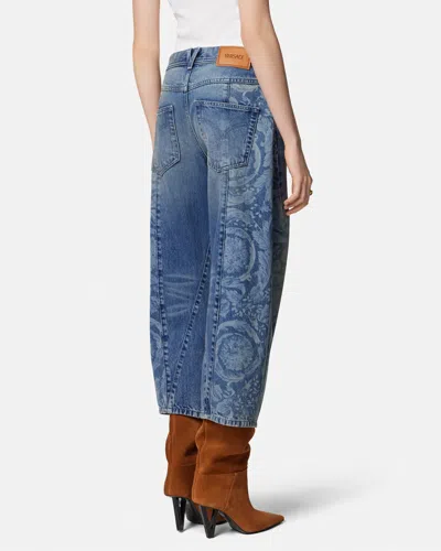 Versace Barocco-pattern Jeans