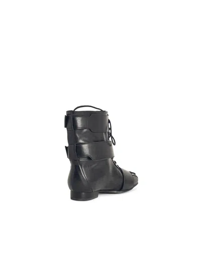 Ganni Lace-up Ankle Boots