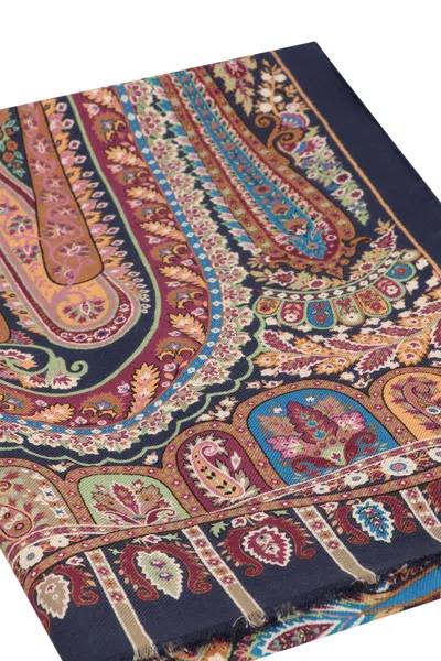 Etro Printed Silk Scarf