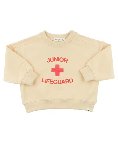 Oh Baby ! Unisex Lifeguard Screenprint Charlie Sweatshirt - Baby In Neutral
