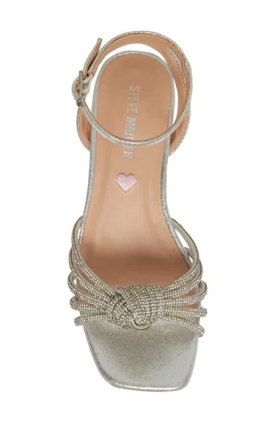 Steve Madden Kids' Jlucia Rhinestone Strappy Sandal