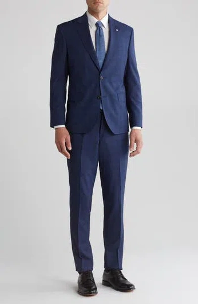 Ted Baker Jay Slim Fit Plaid Wool Suit