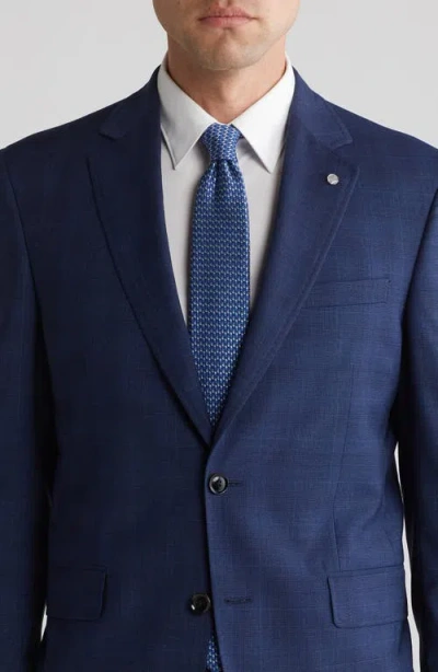 Ted Baker Jay Slim Fit Plaid Wool Suit