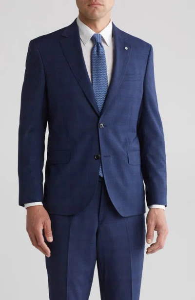 Ted Baker Jay Slim Fit Plaid Wool Suit