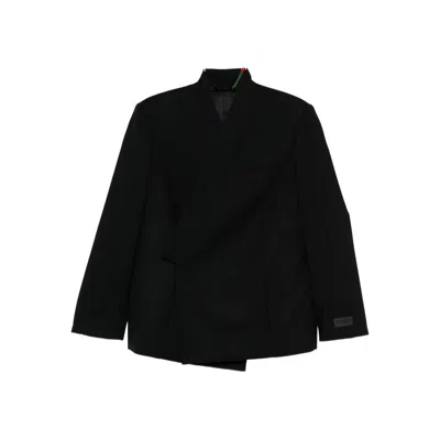 Kenzo Leather Jackets In Black