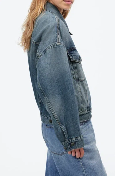 Madewell Crop Relaxed Denim Trucker Jacket
