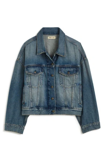 Madewell Crop Relaxed Denim Trucker Jacket