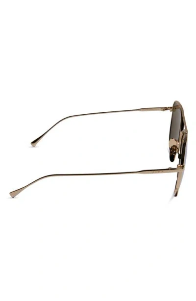 Diff 55mm Dash Polarized Aviator Sunglasses
