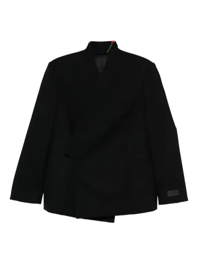 Kenzo Leather Jackets In Black