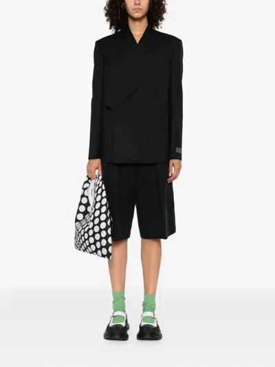 Kenzo Leather Jackets In Black