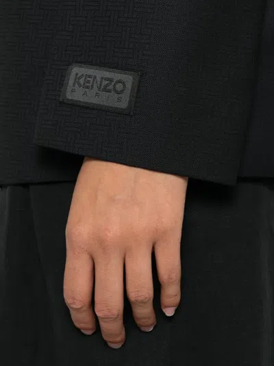 Kenzo Leather Jackets In Black