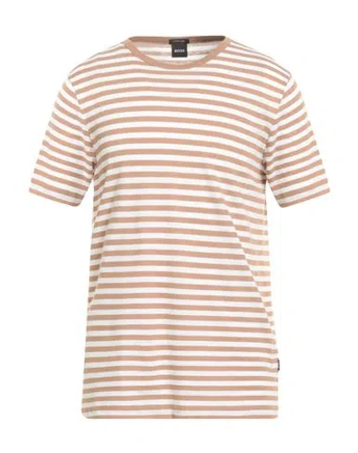 Hugo Boss Boss Striped T Shirt In Animal Print