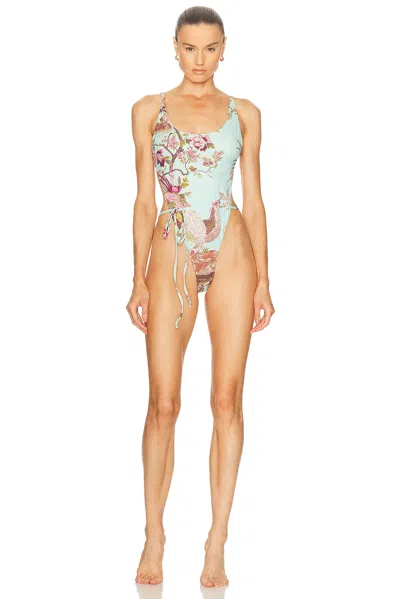 Skims X Cavalli Tie Waist One Piece Swimsuit