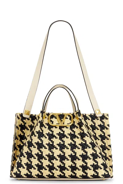 Valentino V Logo Signature Medium Tote Bag