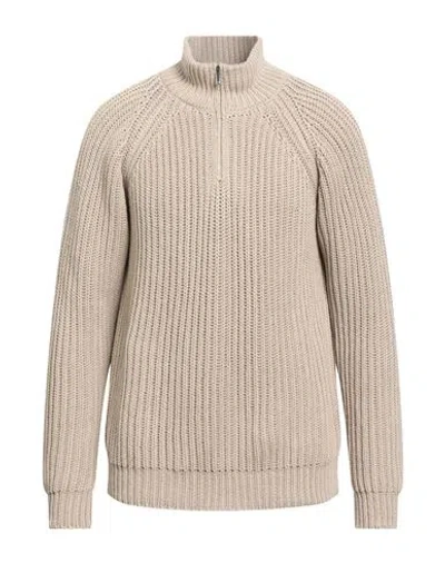 Massimo Alba Man Turtleneck Sand Size L Cotton In Brown