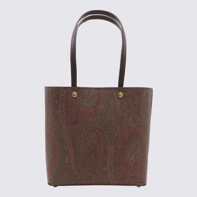 Etro Womens Arnica Cotton-blend Shoulder Bag Brown