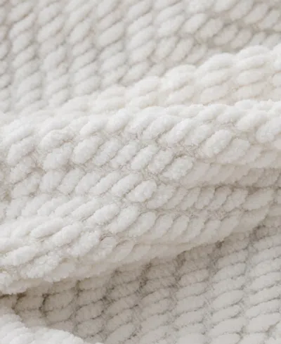 Battilo Herringbone Chenille Knit Throw, 50" X 60"
