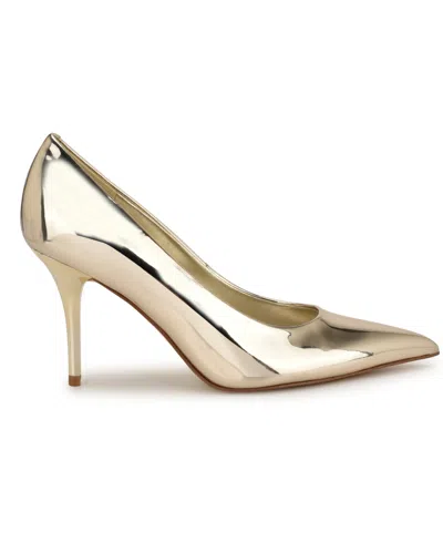 Nine West Women's Princesa Slip-on Stiletto Pumps In Gold